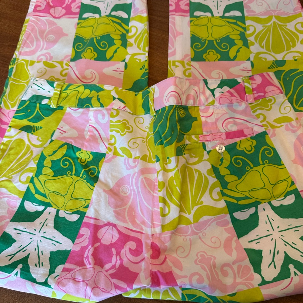 Vintage Lilly Pulitzer Cropped Pants Size 12 - Picture 7 of 7